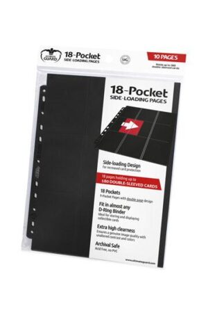 18-Pocket Pages side-loading schwarz