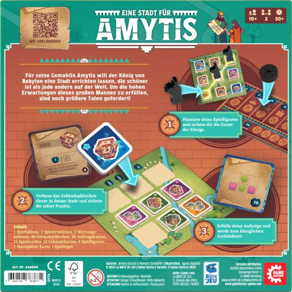 Eine Stadt für Amytis Rückseite