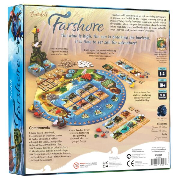 Everdell Farshore Rückseite englische Ausgabe
