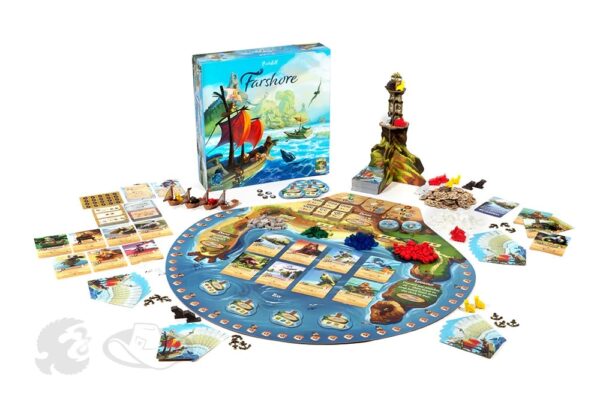 Everdell Farshore Spielmaterial englische Ausgabe