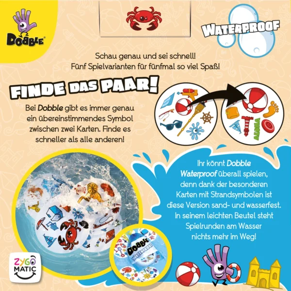 Dobble wasserfest rückseite