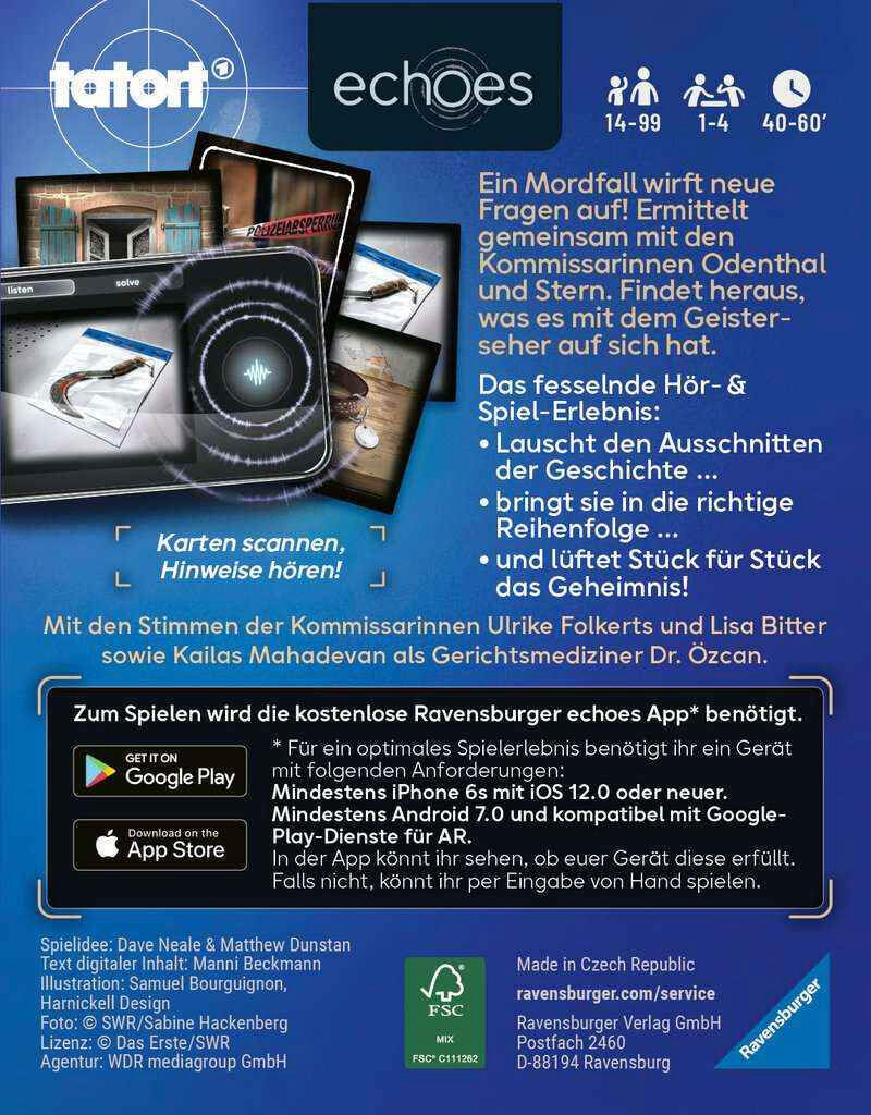 Echoes Tatort Geisterseher Ravensburger Cover hinten