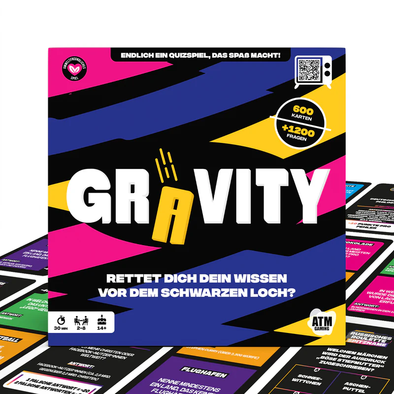 Gravity Cover vorne ATM Gaming