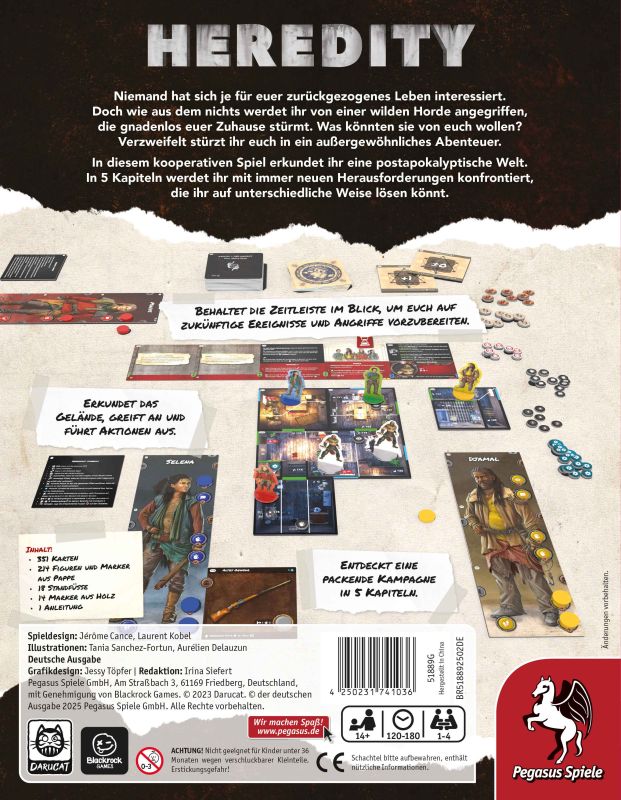 Heredity Cover hinten Pegasus Spiele