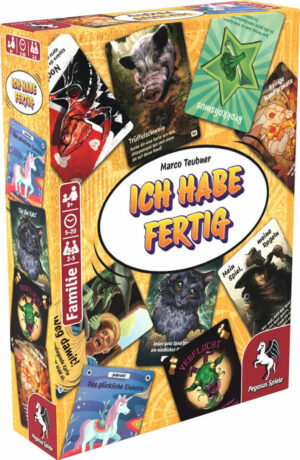 Ich habe fertig Pegasus Spiele Cover vorne