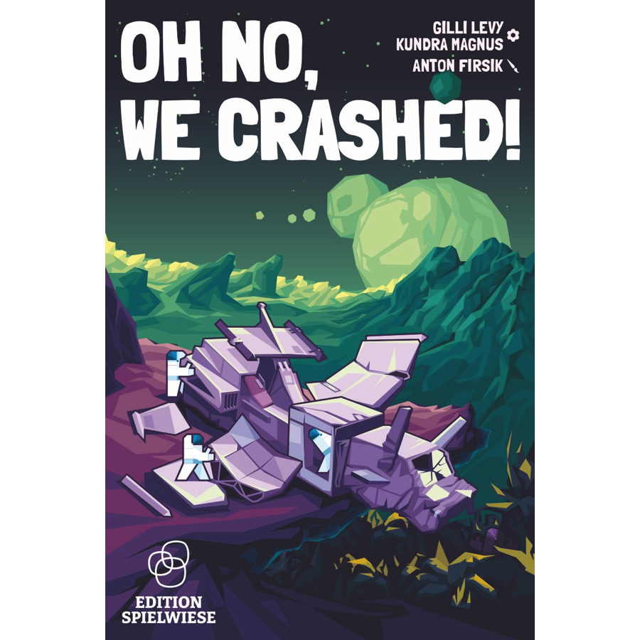 Oh no, we crahed Cover vorne Edition Spielwiese