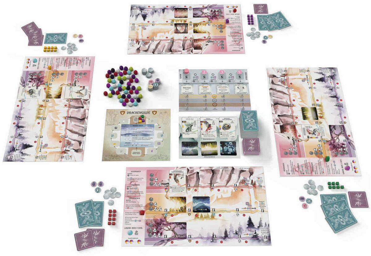 Schwingenschlag Feuerland Spiele Spielmaterial