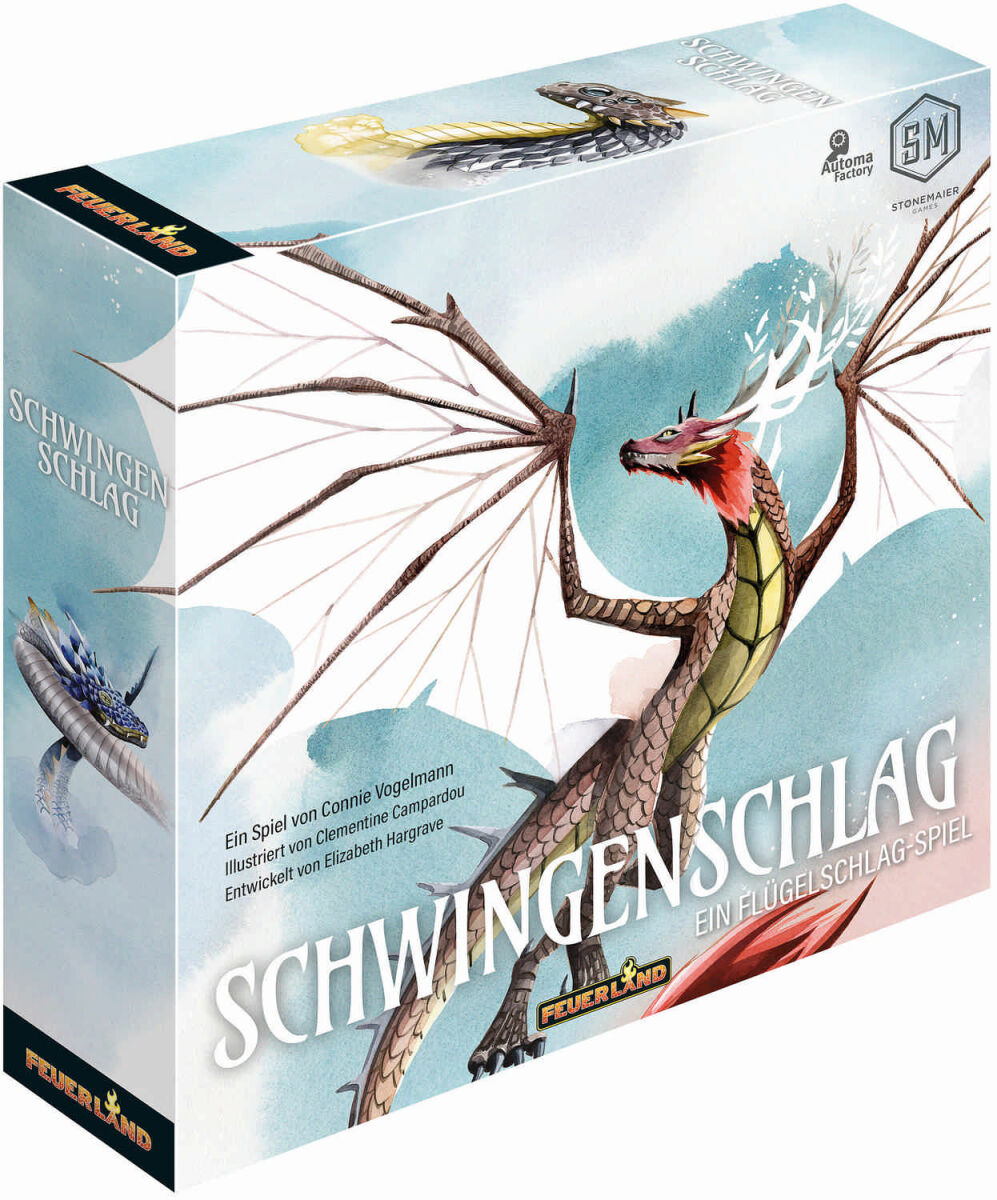 Schwingenschlag Feuerland Spiele Cover vorne
