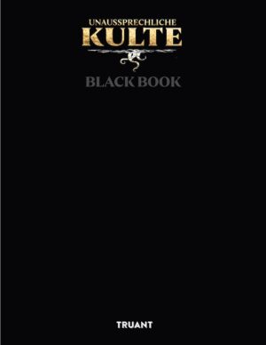 Unaussprechliche Kulte: Grundregelwerk (Black Book) Truant Cover vorne