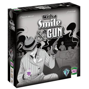 With a Smile & a Gun Spiel das! Verlag Cover vorne