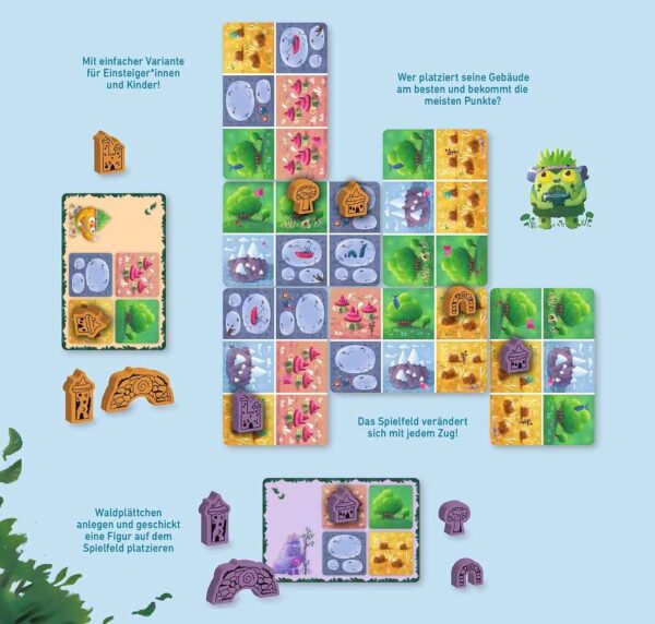 der wald von mystaria spielschachtel hinten