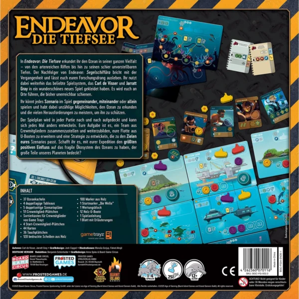 Endeavor die Tiefsee Rückseite