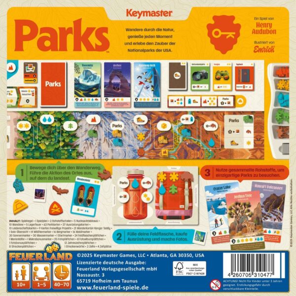 parks 2. Edition Rückseite