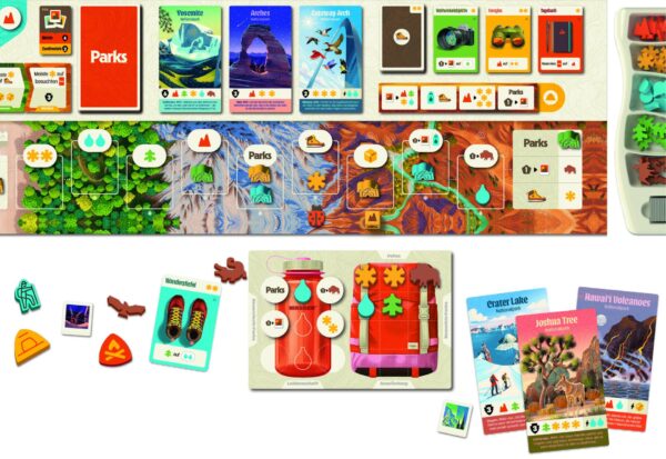 parks 2. Edition Spielmaterial