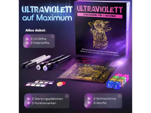 ultraviolett 5-6 personen erweiterung spielmaterial
