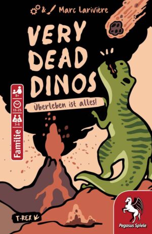 very dead dinos t-rex spielschachtel vorne