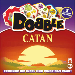 Dobble Catan Cover vorne Asmodee GmbH