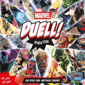 Marvel - Duell in New York Cover vorne Lookout Spiele