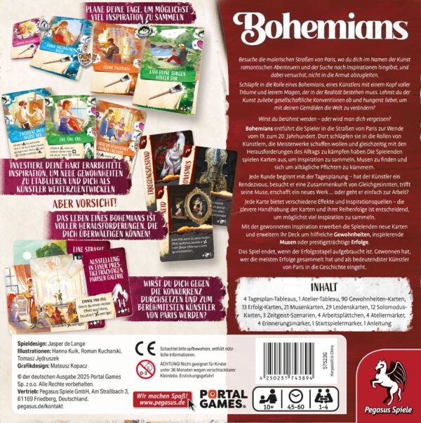bohemians spielschachtel hinten