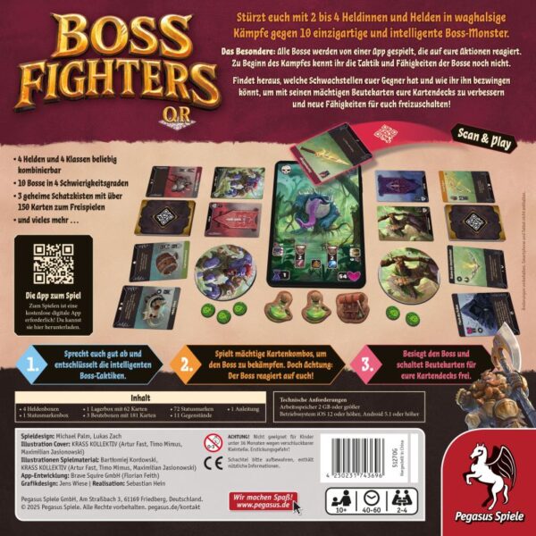 boss fighter qr spielschachtel hinten