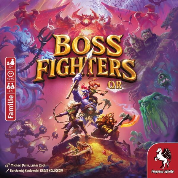 boss fighter qr spielschachtel vorne