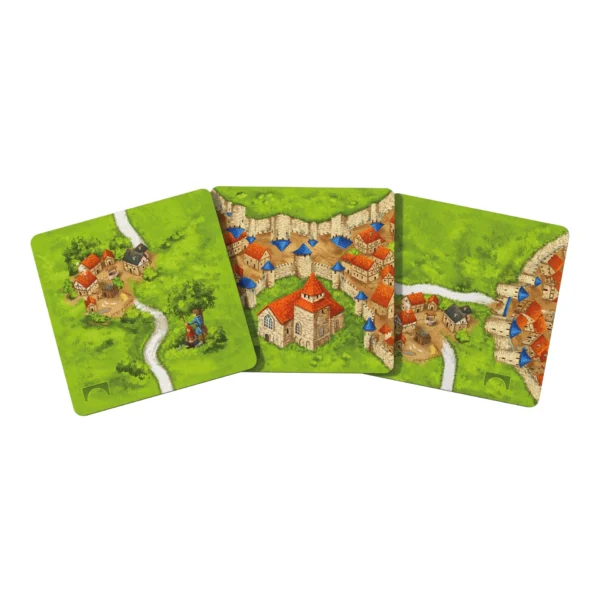 carcassonne burgen und brücken spielplättchen