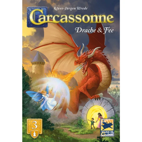 carcassonne drache & fee erweiterung spielschachtel vorne