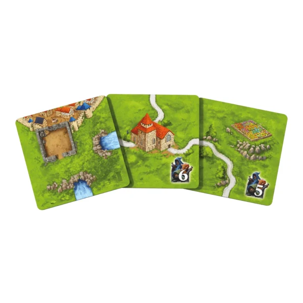 carcassonne türme und gauner erweiterung spielmaterial