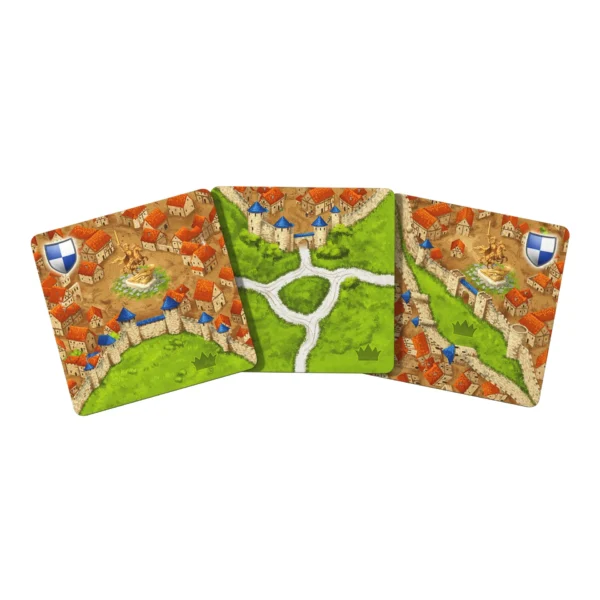 carcassonne turniere und wappen erweiterung spielplättchen