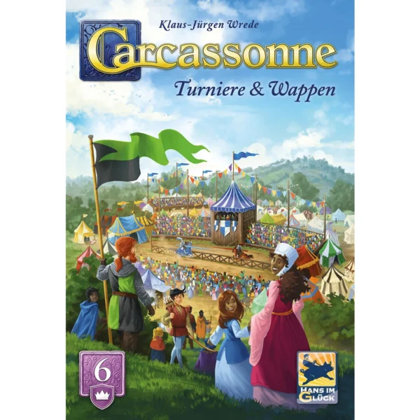 carcassonne turniere und wappen erweiterung spielschachtel vorne