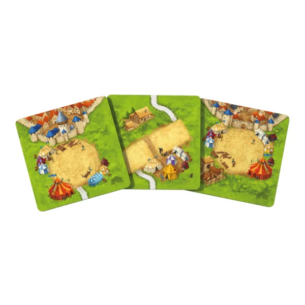 carcassonne zirkus und artisten erweiterung spielplättchen