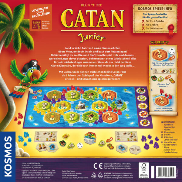 catan junior spielschachtel hinten