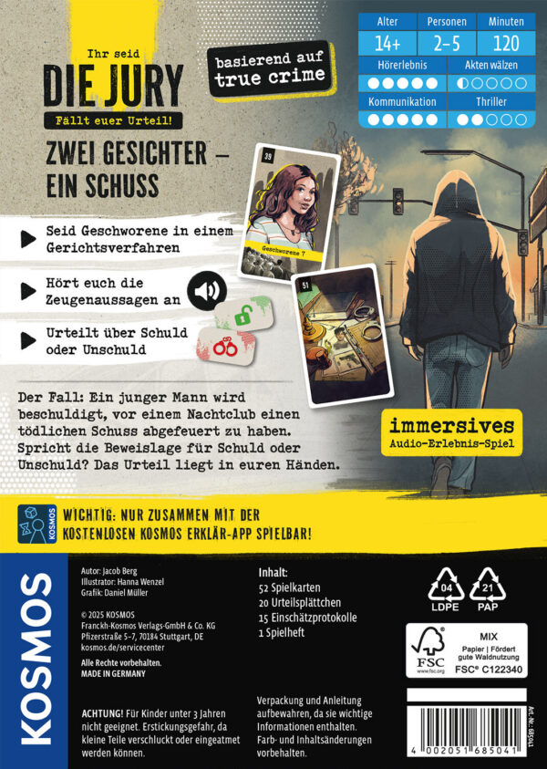 die jury spielschachtel hinten