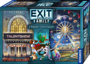 exit family backstage boys & jahrmarkt im dunkeln spielschachtel vorne