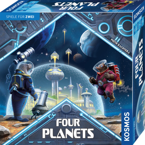 four planets spielschachtel vorne