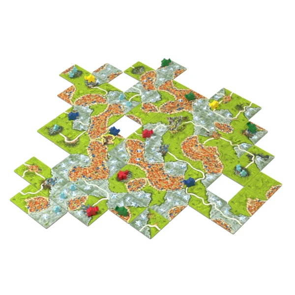 nebel über carcassonne spielmaterial