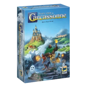 nebel über carcassonne spielschachtel
