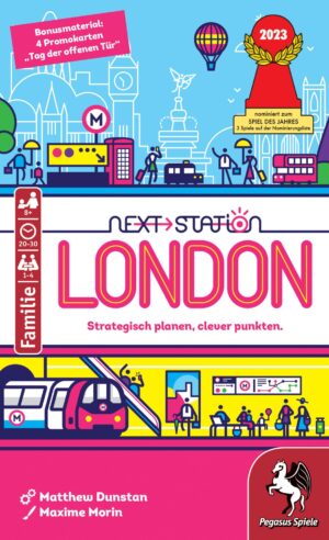 next station london spielschachtel vorne