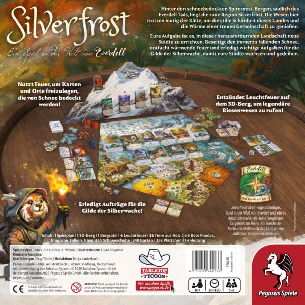 silverfrost spielschachtel hinten