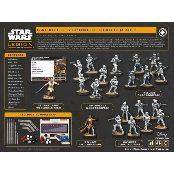sw legion galaktische republik starterset Cover back