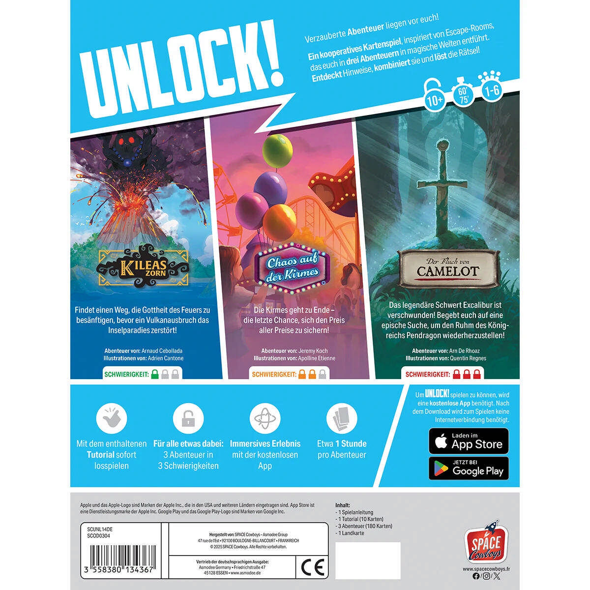 Unlock! Enchanted Adventures Box Rückansicht