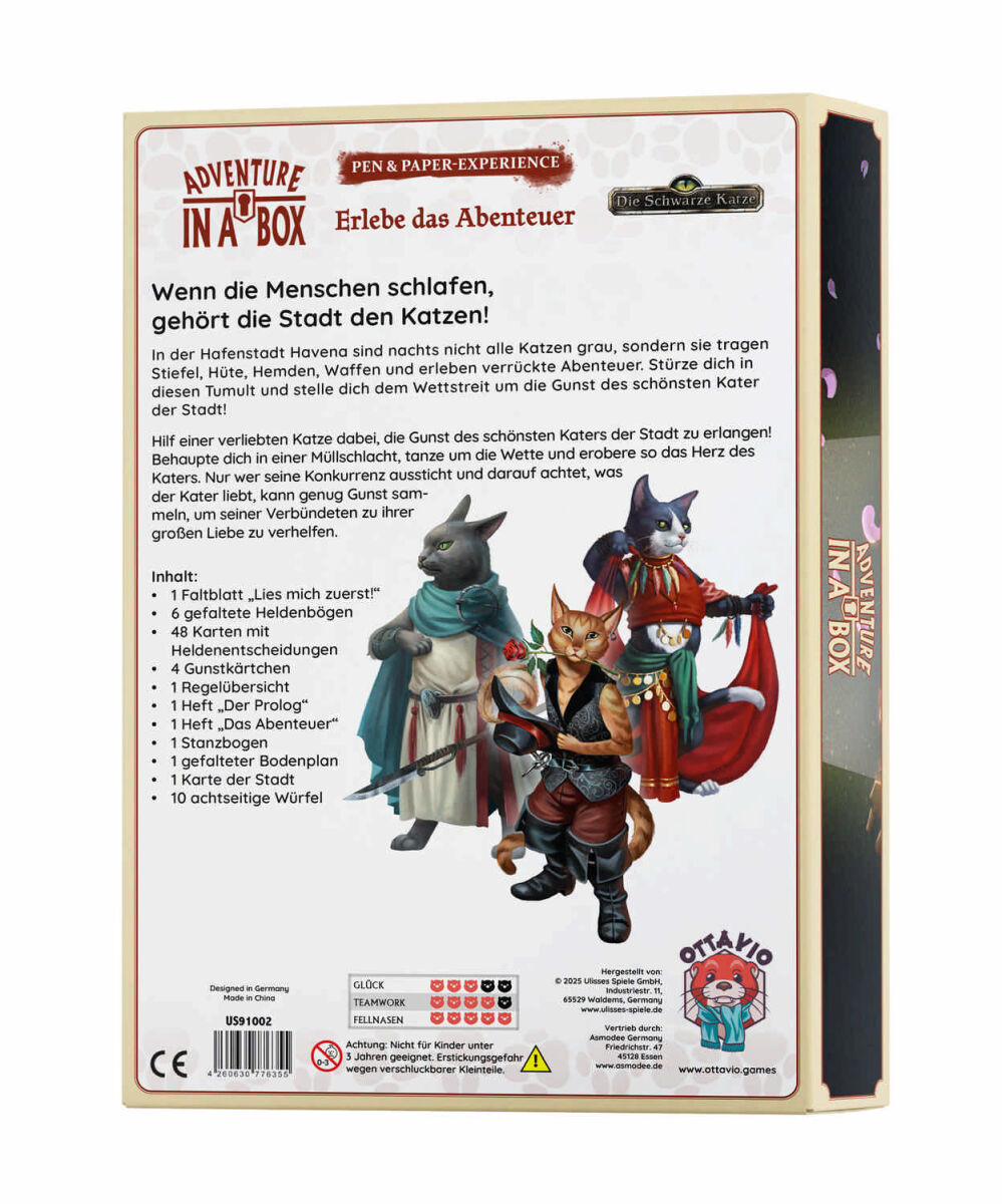 Samtpfotentango Box Rückseite