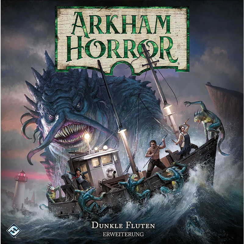 arkham Horror 3. edition dunkle fluten spielschachtel vorne