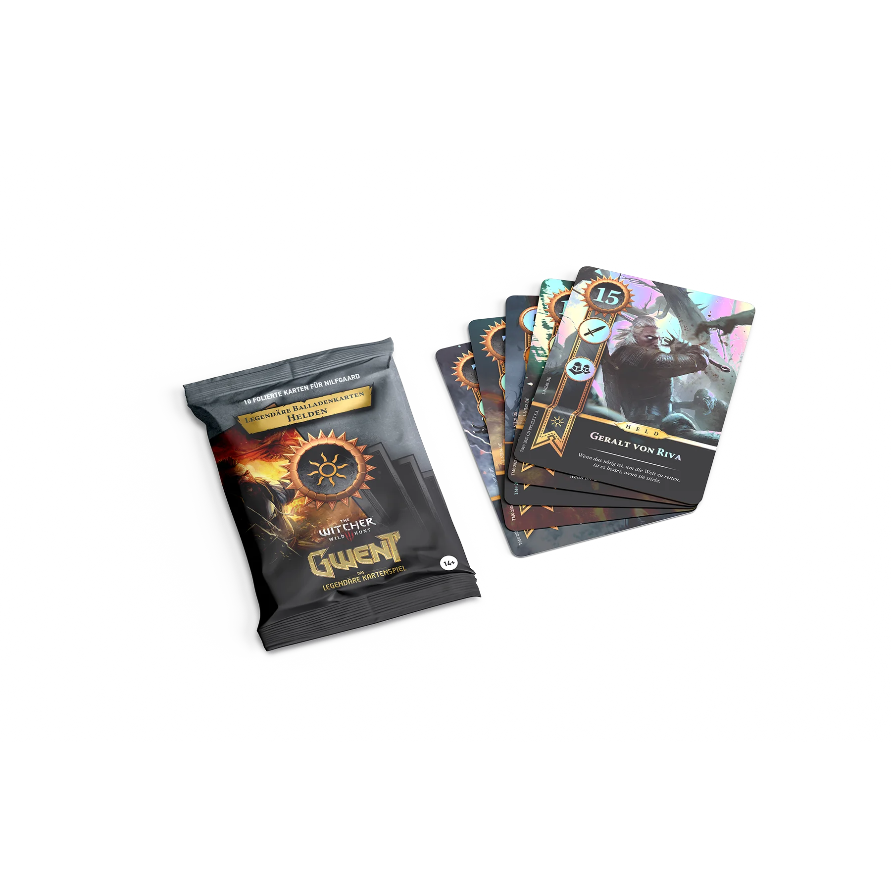 gwent nilfgard spielschachtel und spielkarten