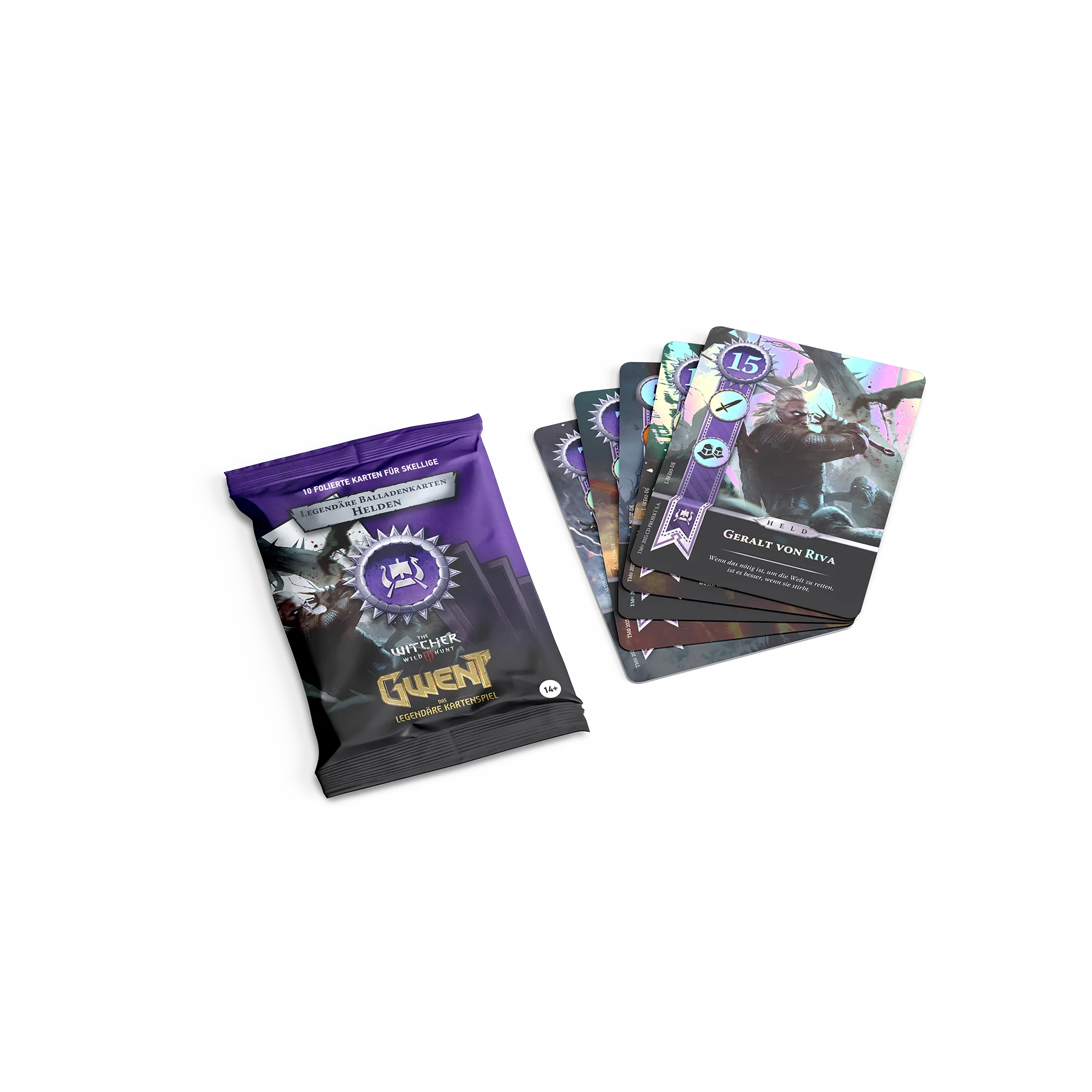 gwent skellige spielschachtel und spielkarten
