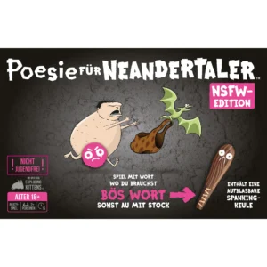 poesie für neandertaler nsfw spielschachtel vorne