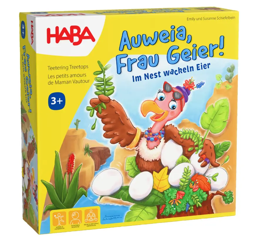 Auweia, Frau Geier Haba Cover vorne