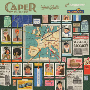 Caper Europe Feuerland Spieleverlag Cover vorne