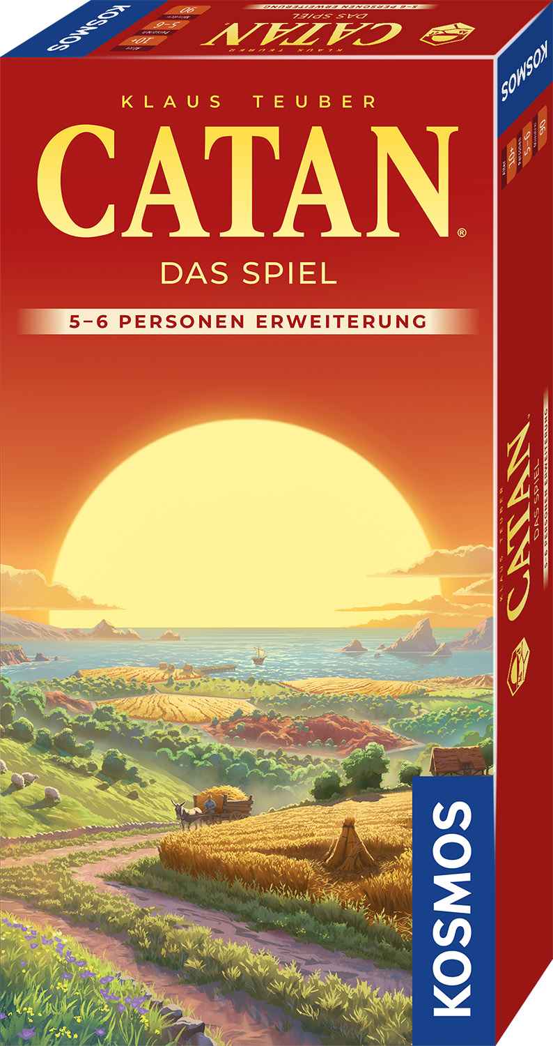 Catan 5/6 Spieler 2025 Erweiterung kosmos Verlag Cover vorne
