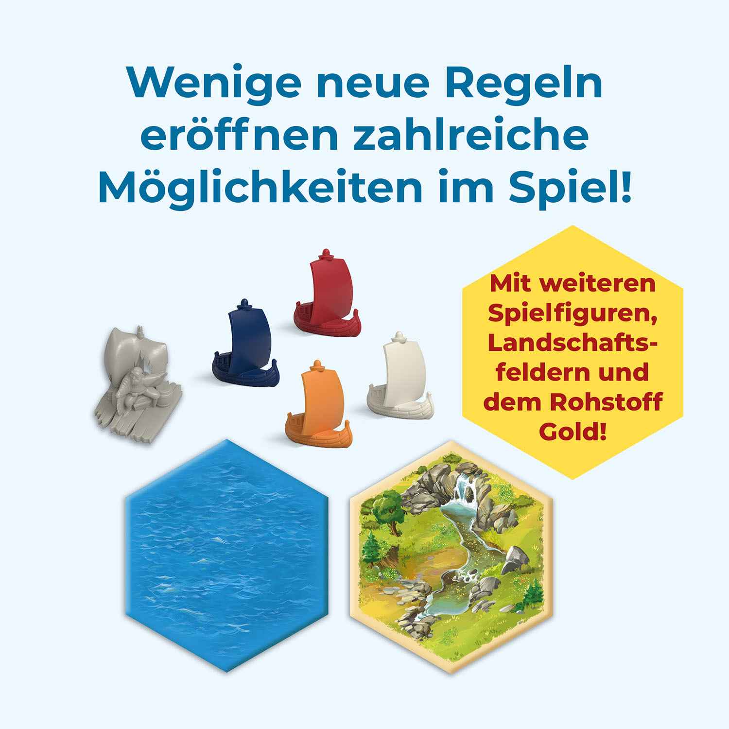 Catan Seefahrer Erweiterung 2025 Kosmos Verlag Spielmaterial